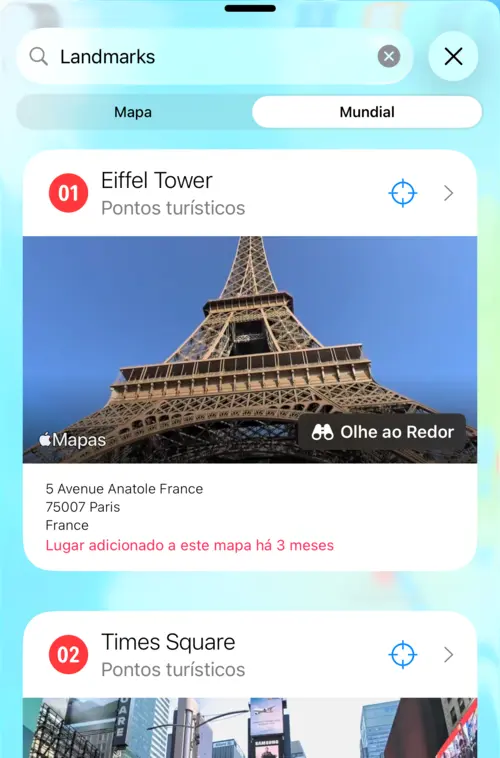 Vista mostrando o resultado de pesquisa para: Pontos turísticos